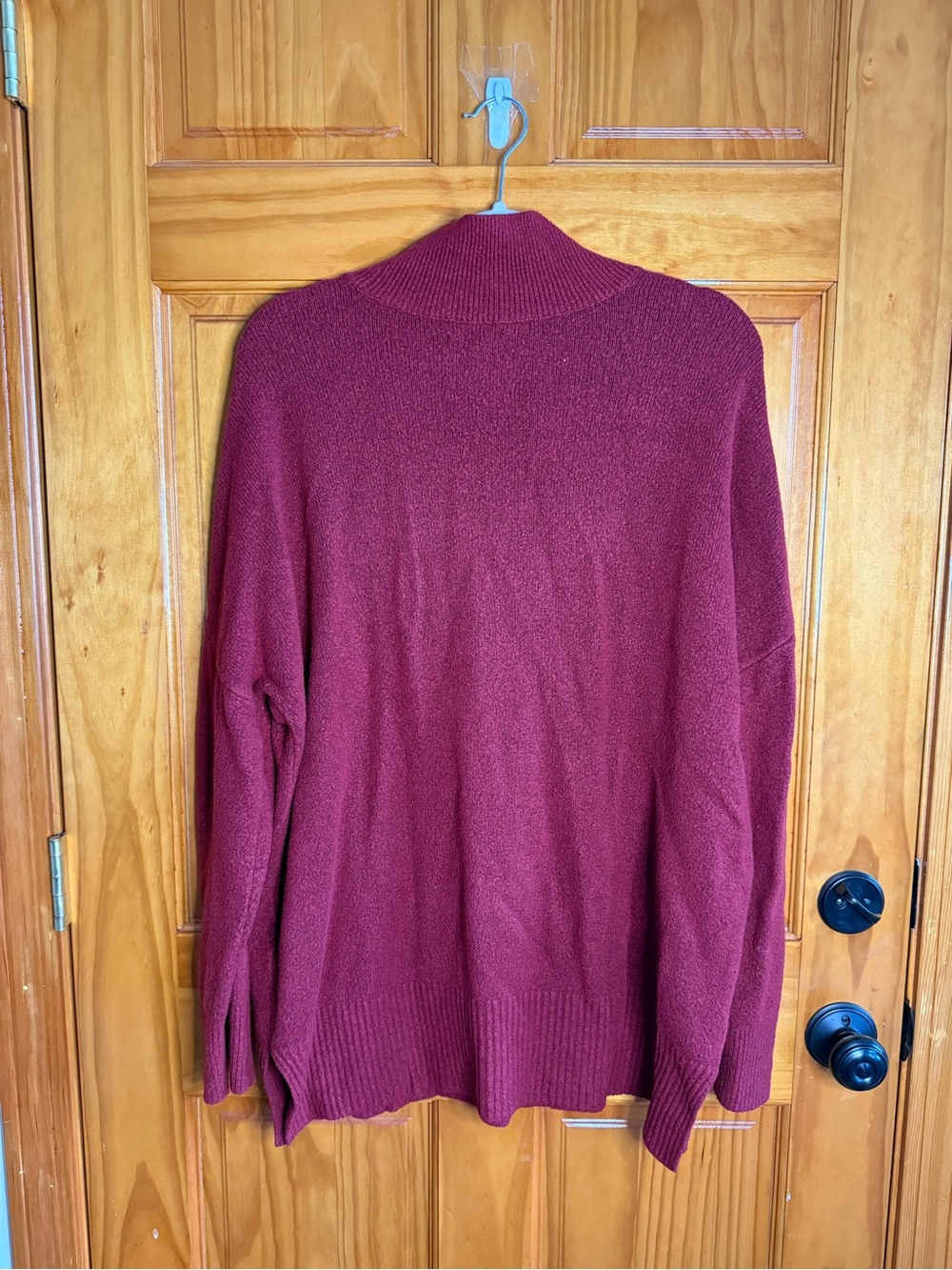 Abercrombie & Fitch oversized mock neck knit sweater size Medium - Picture 3 of 3